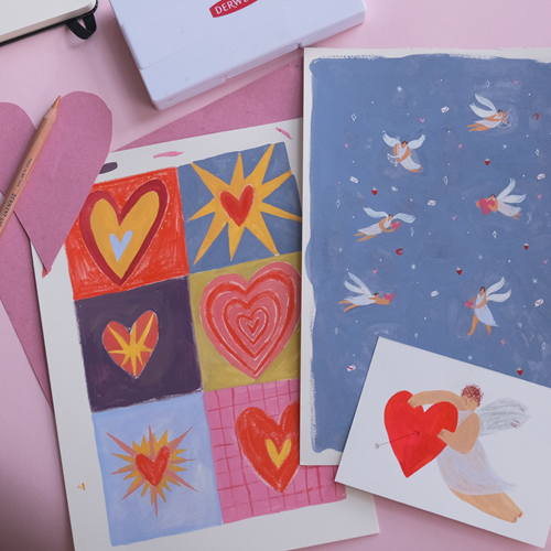 Examples of Valentine's Day card designs