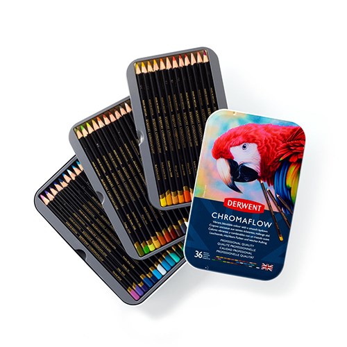 Derwent Chomaflow Coloured Pencils, 36 Set