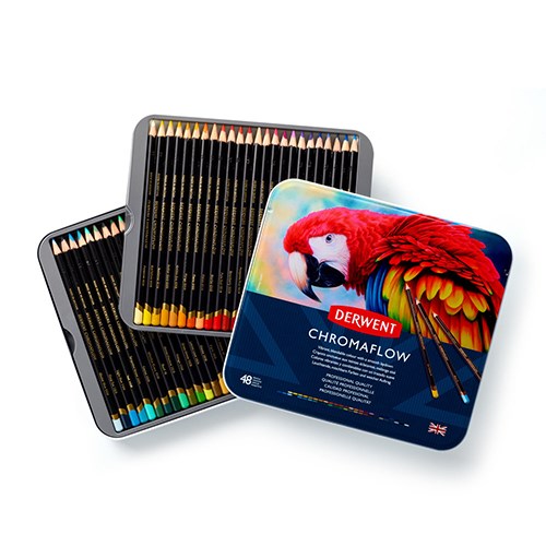 Derwent Chromaflow Coloured Pencils, 48 Set