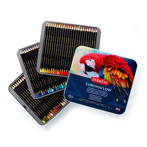 Derwent Chromaflow Coloured Pencils, 72 Set