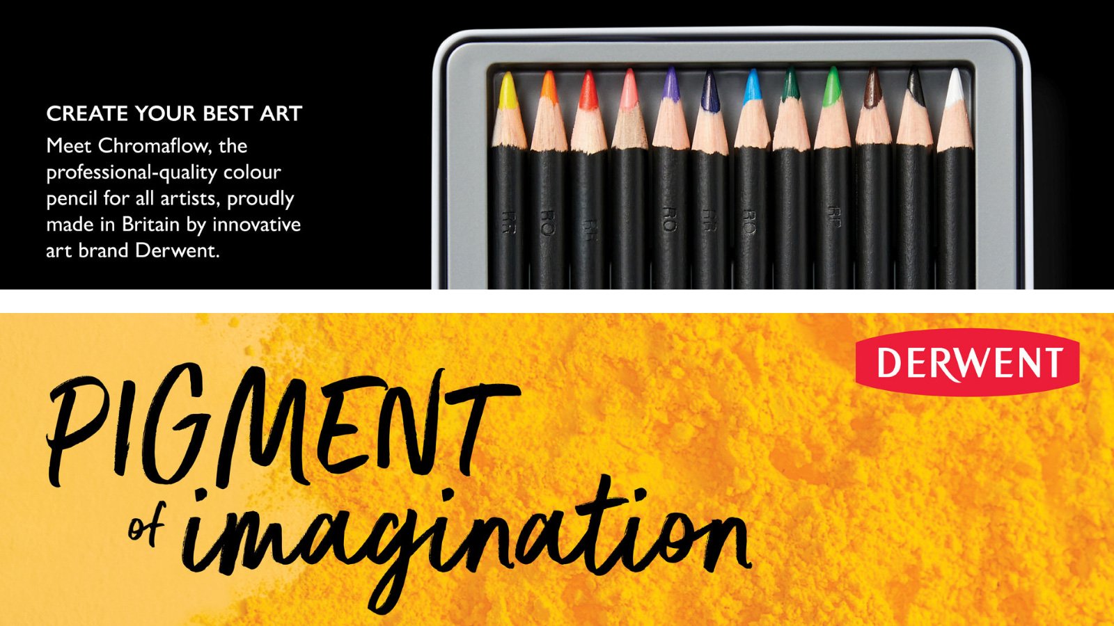 Derwent Chromaflow Pencils Pigment of Imagination